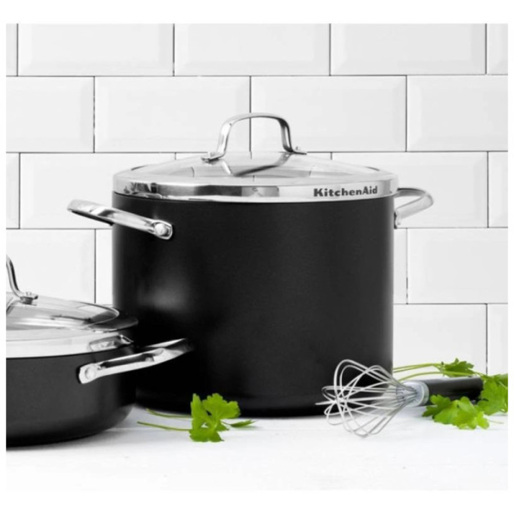 Каструля KitchenAid Aluline 24 см 8 л з керамічним покриттям (CC001258-001)