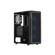 Корпус 2E GAMING Hexagon G338 без БЖ 2xUSB3.0, 1xUSBType-C, 3x120мм ARGB, 1x120мм, VGA 330мм, LCS ready, HUB, TG Side Panel, ATX, чорний