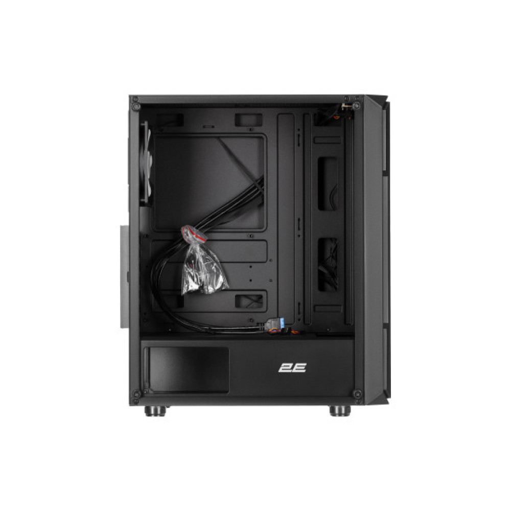 Корпус 2E GAMING Hexagon G338 без БЖ 2xUSB3.0, 1xUSBType-C, 3x120мм ARGB, 1x120мм, VGA 330мм, LCS ready, HUB, TG Side Panel, ATX, чорний