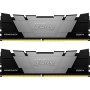 Модуль пам'яті для комп'ютера DDR4 64GB (2x32GB) 3600 MHz Renegade Black Kingston Fury (ex.HyperX) (KF436C18RB2K2/64)