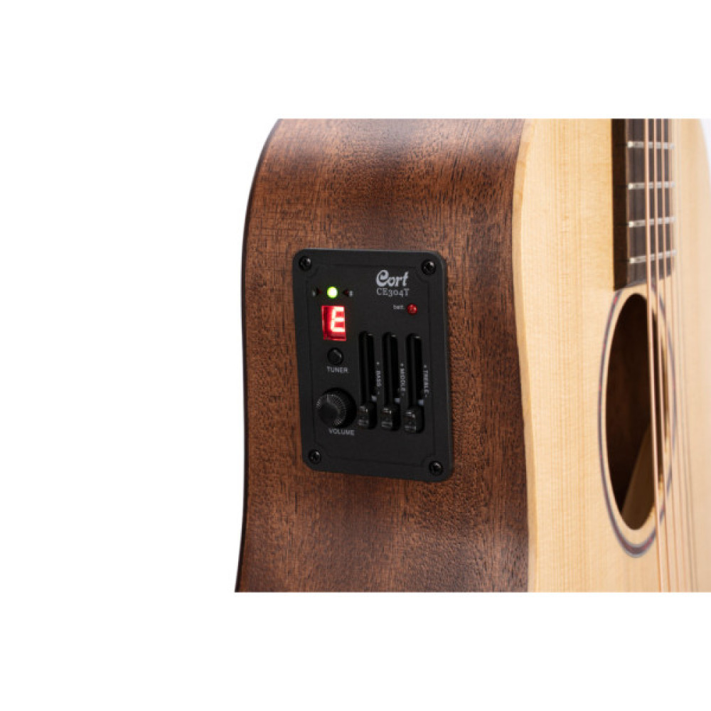 Гітара електроакустична Cort Earth Mini E Adirondack (Open Pore)