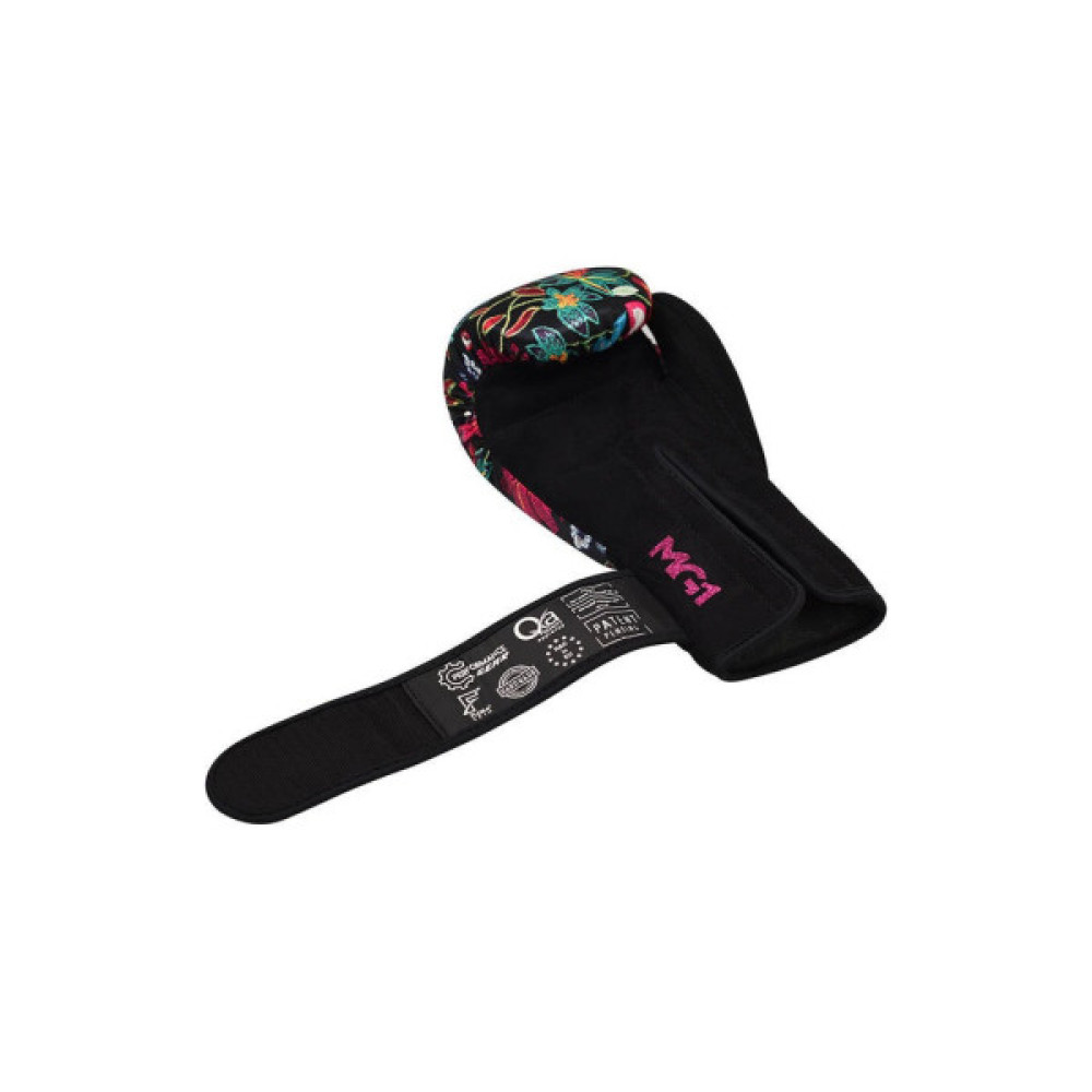 Боксерські рукавички RDX FL-3 Floral Black 8 унцій (BGR-FL3-8OZ)