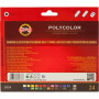 Олівці кольорові Koh-i-Noor Polycolor художні 24 кольорів (3834) Олівці кольорові Koh-i-Noor Polycolor художні 24 кольорів (3834)