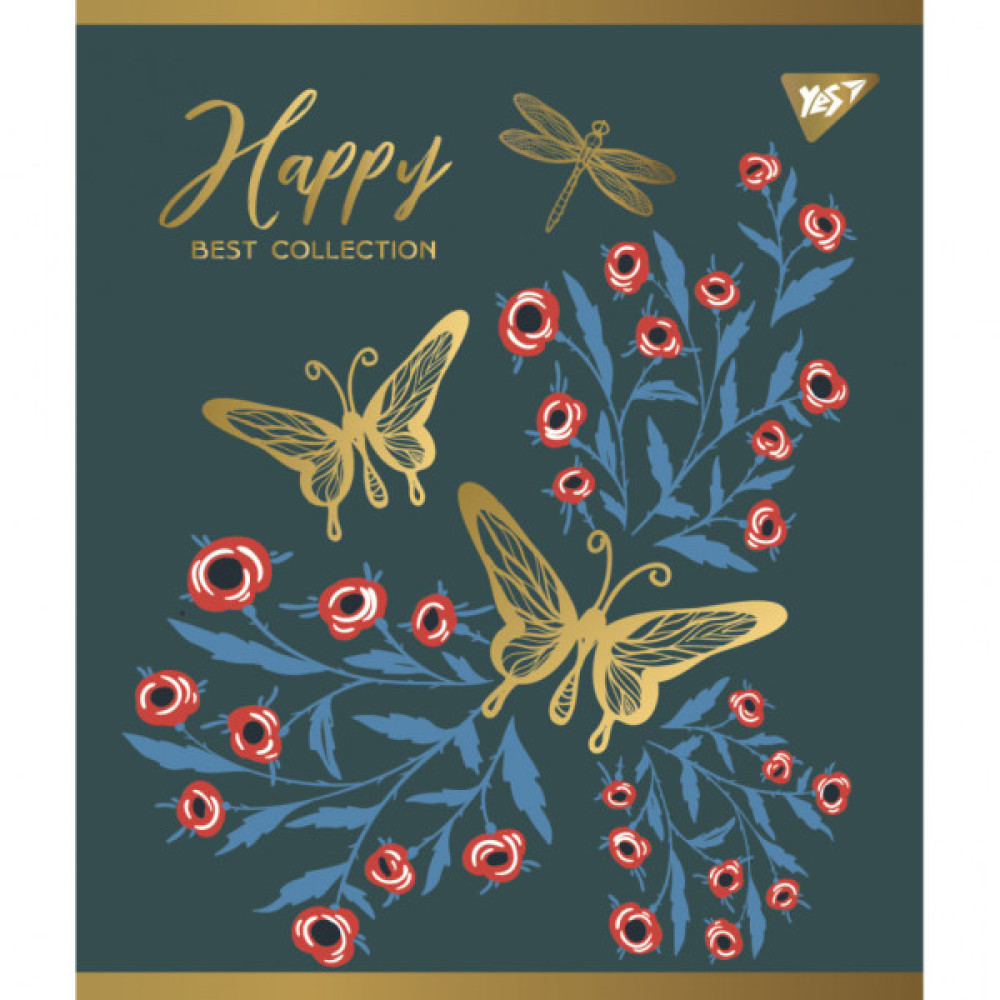 Зошит Yes А5 Happy 96 аркушів клітинка (766901)