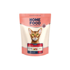 Сухий корм для кішок Home Food Grain-free hypoallergenic Suitable for exotic breeds з качкою та грушею 400 г (4820235020156)