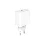Зарядний пристрій Gembird USB-A + Type-C (PD20W + QC3.0 18W) white (TA-UC-PDQC20-01-W)