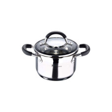 Каструля MasterPro Foodies collection висока з кришкою 1,8 л (BGMP-1504-BK)