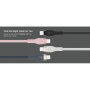 Кабель USB-A > Lightning заряджання/синхронізації Belkin 1м, плетений, силіконовий, з ремінцем на магніті, чорний