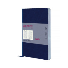 Тижневик Axent датований 2026 Partner City Soft, 145х210, синій (8821-26-02-A)