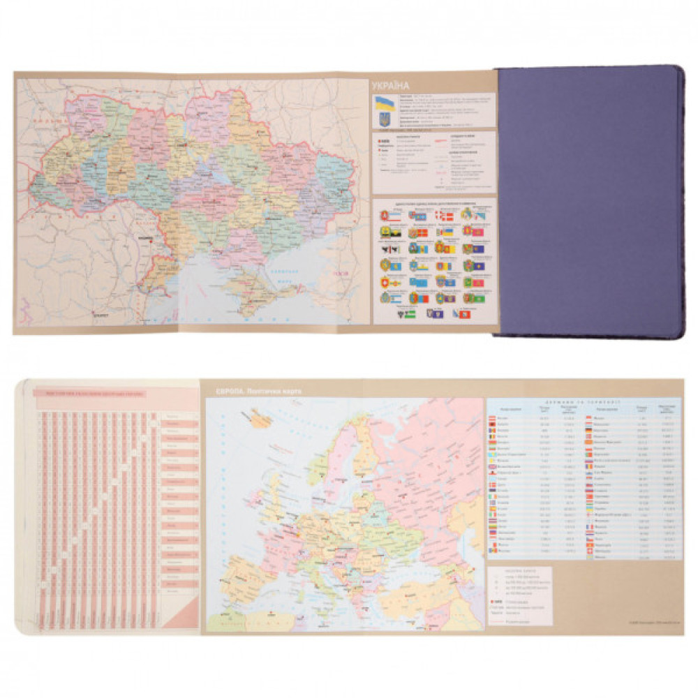 Тижневик Leo planner А5 датований 2026 "Luna", твердий, синій, 368 сторінок (252688)