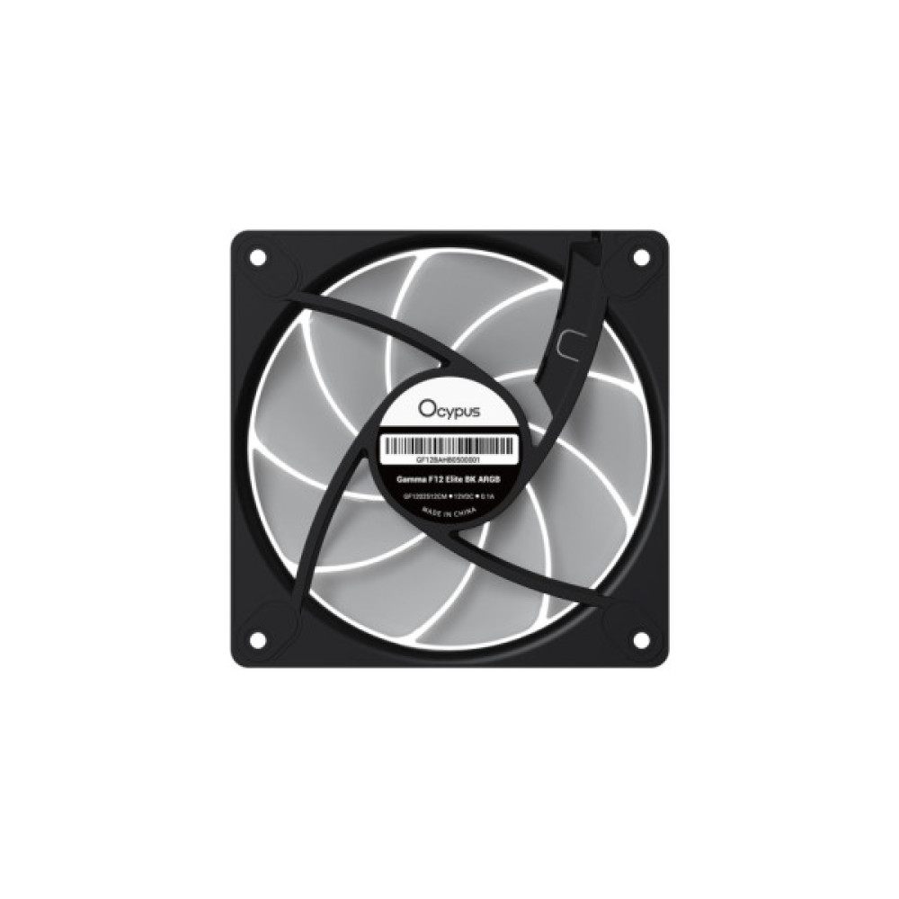 Кулер до корпусу OCYPUS GAMMA F12 ELITE BK ARGB (GAMMA-F12-BK1AM00E-GL)