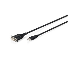 Адаптер DIGITUS USB 2.0 > RS232 (M/M), FT232RNL, 1.8m