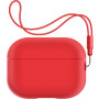 Чохол для навушників Armorstandart Silicone Case with straps для Apple Airpods Pro 2 Red (ARM68614) Чохол для навушників Armorstandart Silicone Case with straps для Apple Airpods Pro 2 Red (ARM68614)