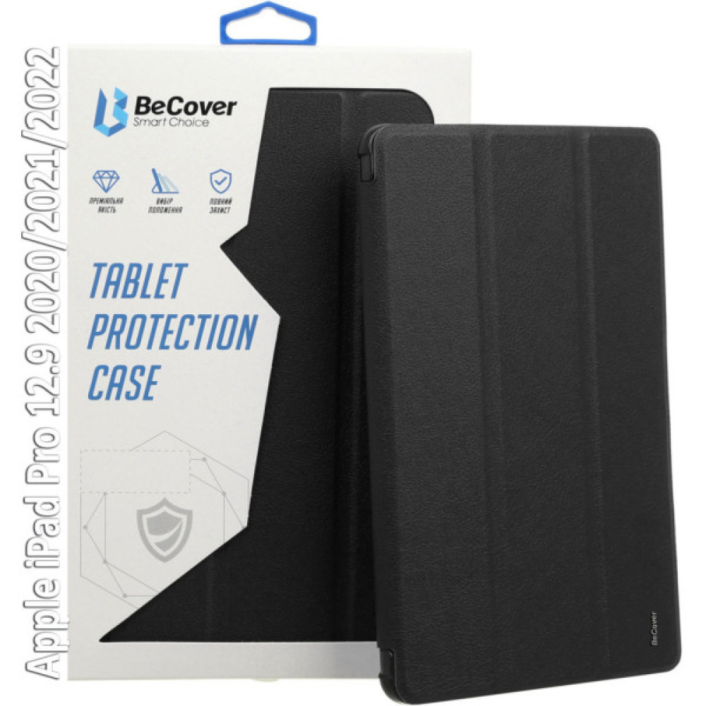 Чохол до планшета BeCover Tri Fold Hard Apple iPad Pro 12.9 2020/2021/2022 Black (709668) (709668) Чохол до планшета BeCover Tri Fold Hard Apple iPad Pro 12.9 2020/2021/2022 Black (709668) (709668)