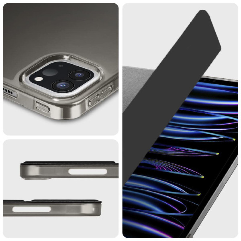 Чохол до планшета BeCover Tri Fold Hard Apple iPad Pro 12.9 2020/2021/2022 Black (709668) (709668) Чохол до планшета BeCover Tri Fold Hard Apple iPad Pro 12.9 2020/2021/2022 Black (709668) (709668)