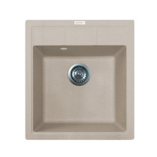 Мийка кухонна Adamant Brick, штучний камінь, квадрат, без крила, 460x515x200мм, чаша - 1, врізна, Avena Мийка кухонна Adamant Brick, штучний камінь, квадрат, без крила, 460x515x200мм, чаша - 1, врізна, Avena