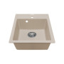 Мийка кухонна Adamant Brick, штучний камінь, квадрат, без крила, 460x515x200мм, чаша - 1, врізна, Avena