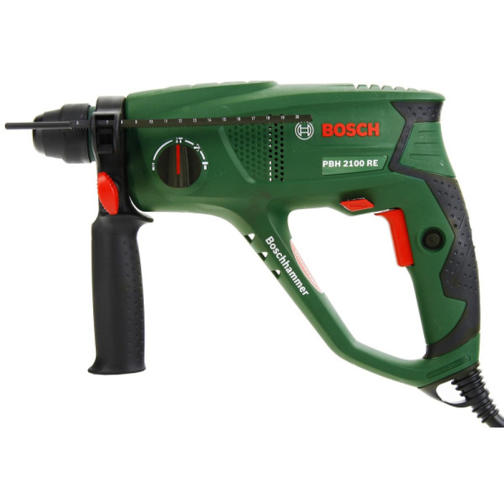 Перфоратор Bosch PBH 2100 RE SDS-plus 550Вт 1.7Дж 2.2кг