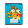 Зошит Kite Garfield, 18 аркушів, лінія (GF24-237)