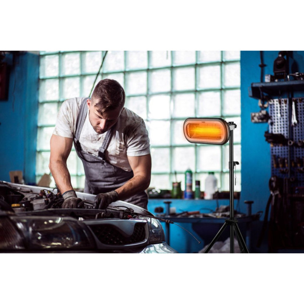 Обігрівач інфрачервоний Neo Tools, 2000Вт, 24м кв, 11.5х46х19см, IP65