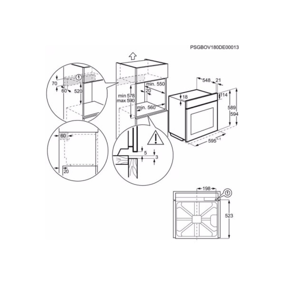 Духова шафа Electrolux EOC6P77H