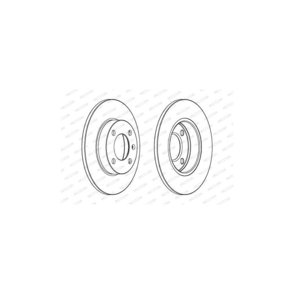 Гальмівний диск FERODO DDF042