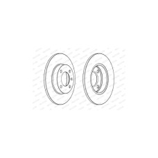 Гальмівний диск FERODO DDF042