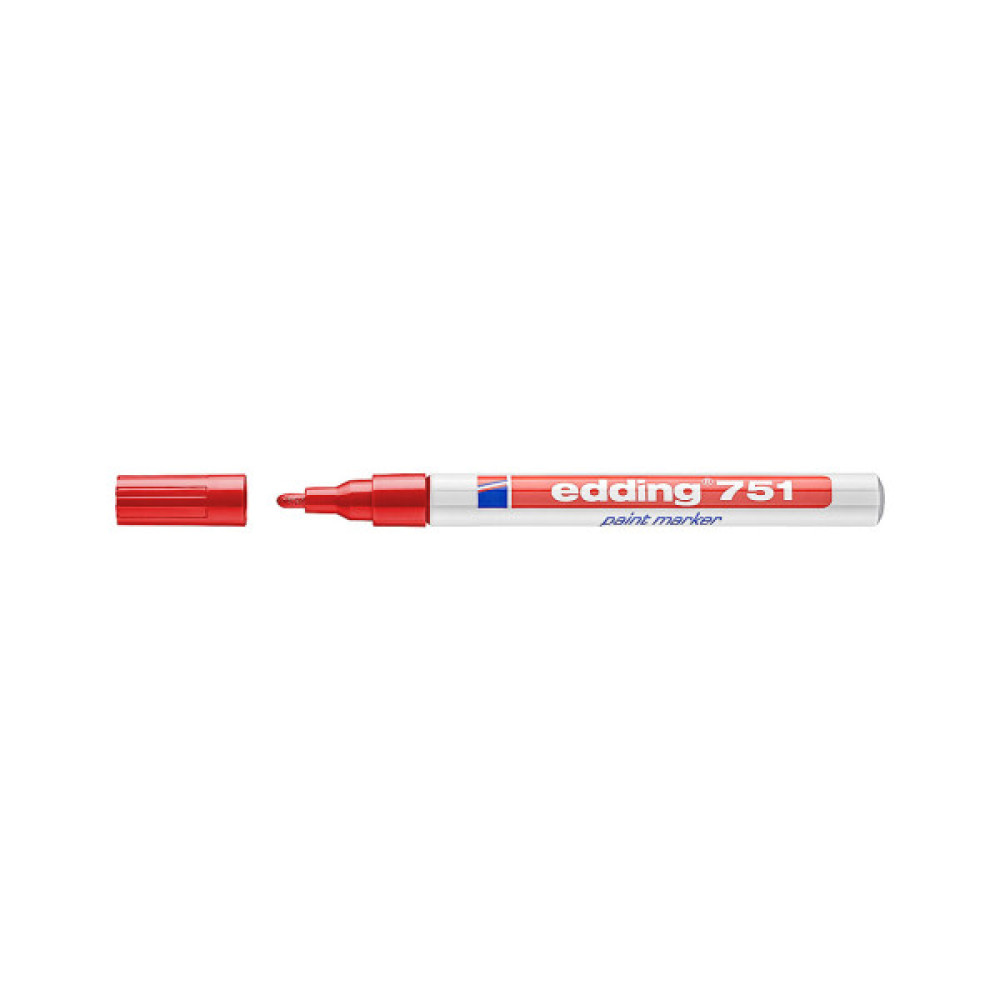 Маркер Edding Paint 1-2 мм круглий червоний (e-751/02)