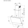 Витяжка кухонна Pyramida ASH 60 S (800) GWH Витяжка кухонна Pyramida ASH 60 S (800) GWH