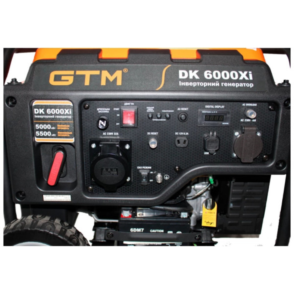 Генератор GTM інверторний DK6000Xi, 5,0kW (DK6000Xi)