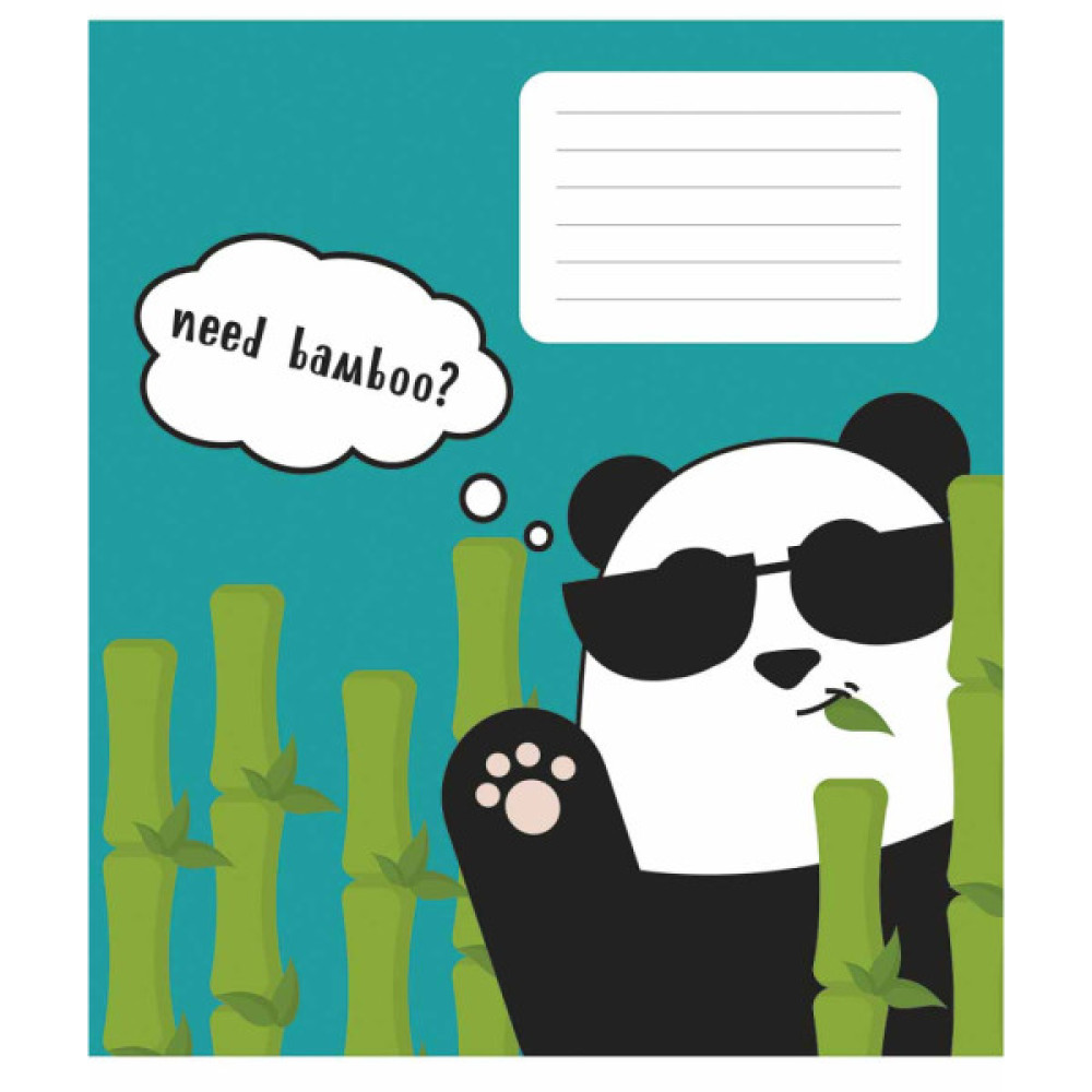 Зошит Школярик Animal's memes 12 аркушів лінія (012-3567L)