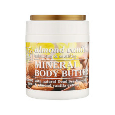 Олія для тіла Dead Sea Collection З мигдально-ванільним екстрактом та мінералами Мертвого моря 500 мл (7290107425742)