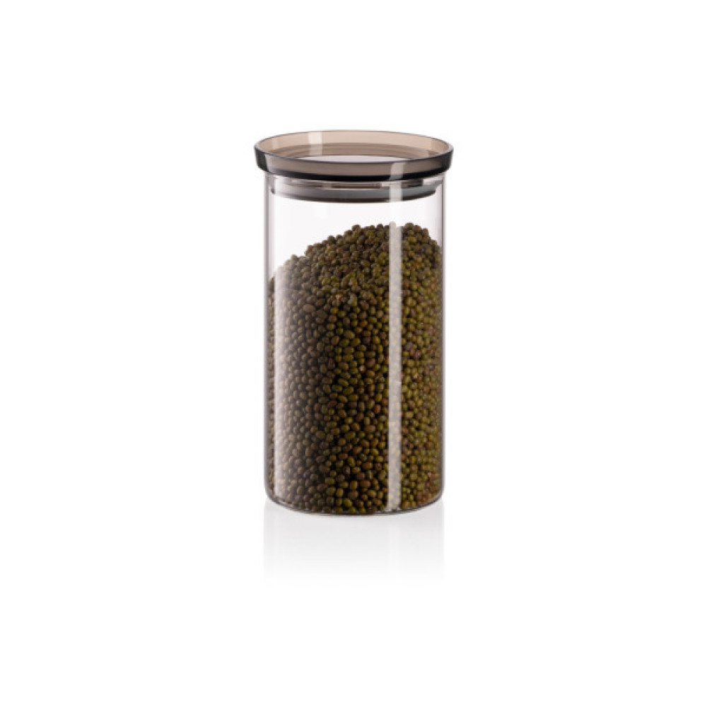 Ємність для сипучих продуктів ARDESTO Fresh скло, пластик 1150 мл (AR1311SF)