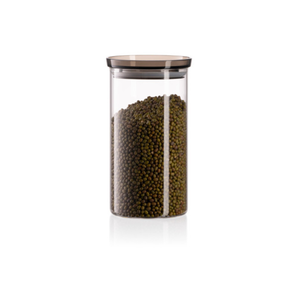 Ємність для сипучих продуктів ARDESTO Fresh скло, пластик 1150 мл (AR1311SF)