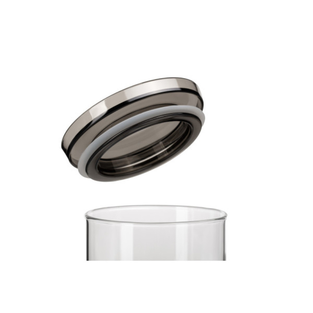 Ємність для сипучих продуктів ARDESTO Fresh скло, пластик 1150 мл (AR1311SF)
