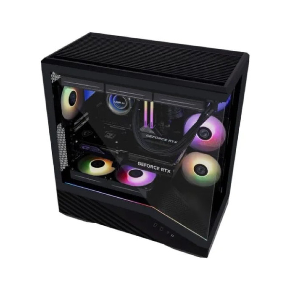 Корпус для ПК Lian Li V100R case with pre-installed four 120mm RGB PWM fan, Black (G99.V100RX.01)