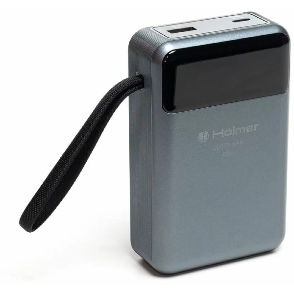 Батарея універсальна Hölmer NRG-03 Hippo 20000mAh 65W Black (NRG-03 Hippo)