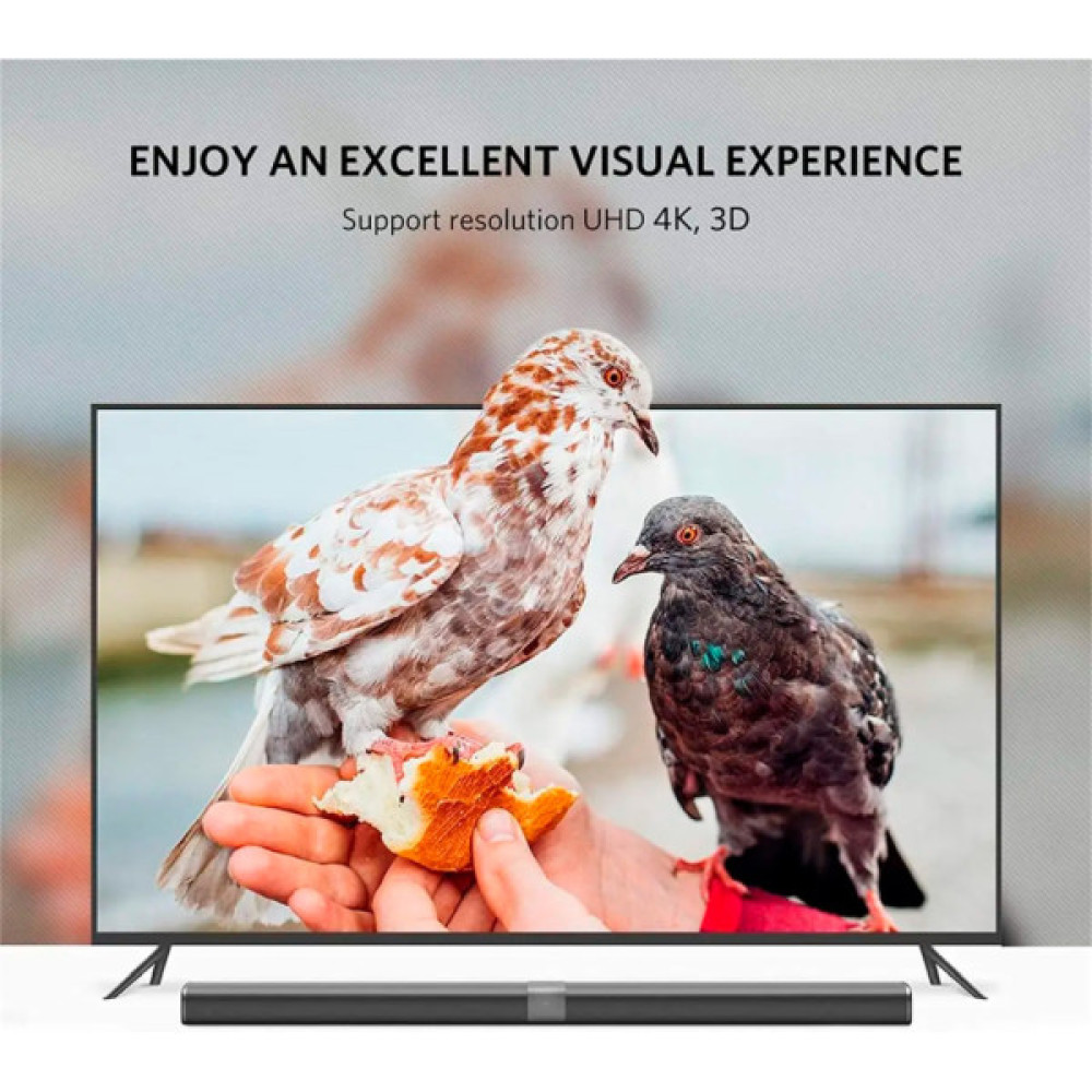 Кабель мультимедійний HDMI M to HDMI micro M 1.0m 4K HD127 black Ugreen (30148)
