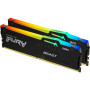 Пам'ять ПК Kingston DDR5 64GB KIT (32GBx2) 6400 FURY Beast RGB XMP Пам'ять ПК Kingston DDR5 64GB KIT (32GBx2) 6400 FURY Beast RGB XMP