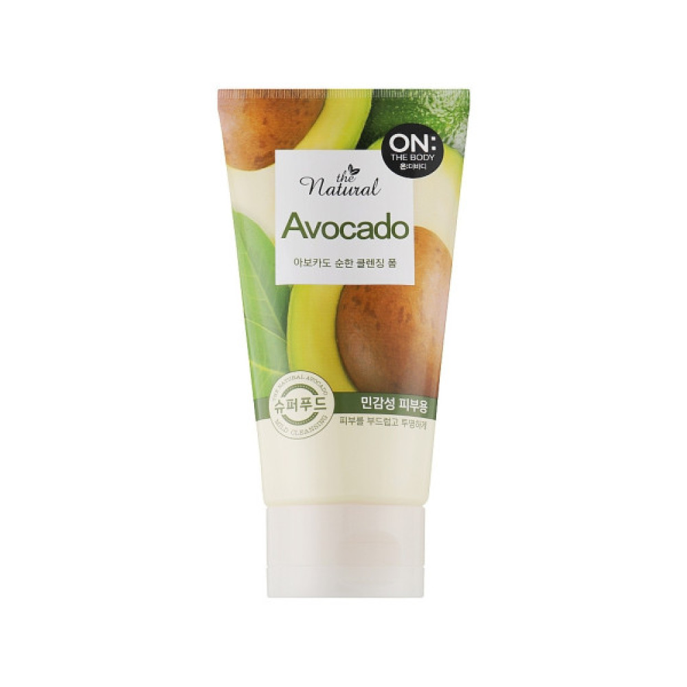 Пінка для вмивання LG On The Body Foam Cleanse Avocado 120 г (8801051121612)