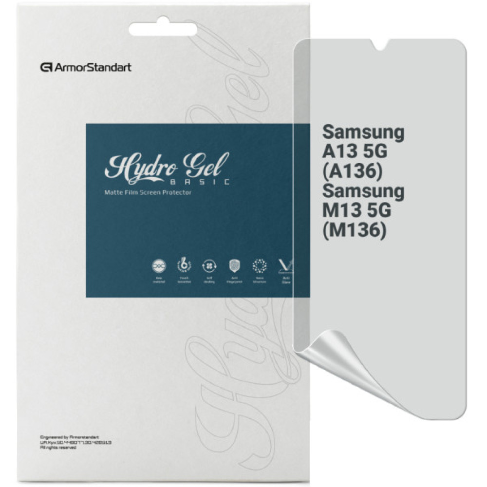 Плівка захисна Armorstandart Matte Samsung A13 5G (A136)/M13 5G (M136) (ARM63210) Плівка захисна Armorstandart Matte Samsung A13 5G (A136)/M13 5G (M136) (ARM63210)