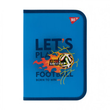 Папка для зошитів Yes пластикова на блискавці Football В5 (492205)