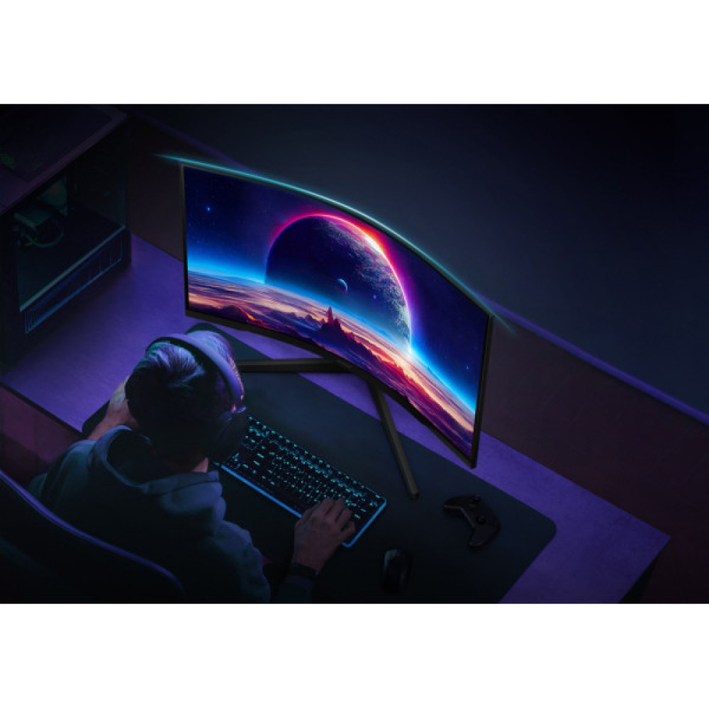 Монітор Samsung 27" Odyssey G55C 2xHDMI, DP, VA, 2560x1440, 165Hz, 1ms, CURVED