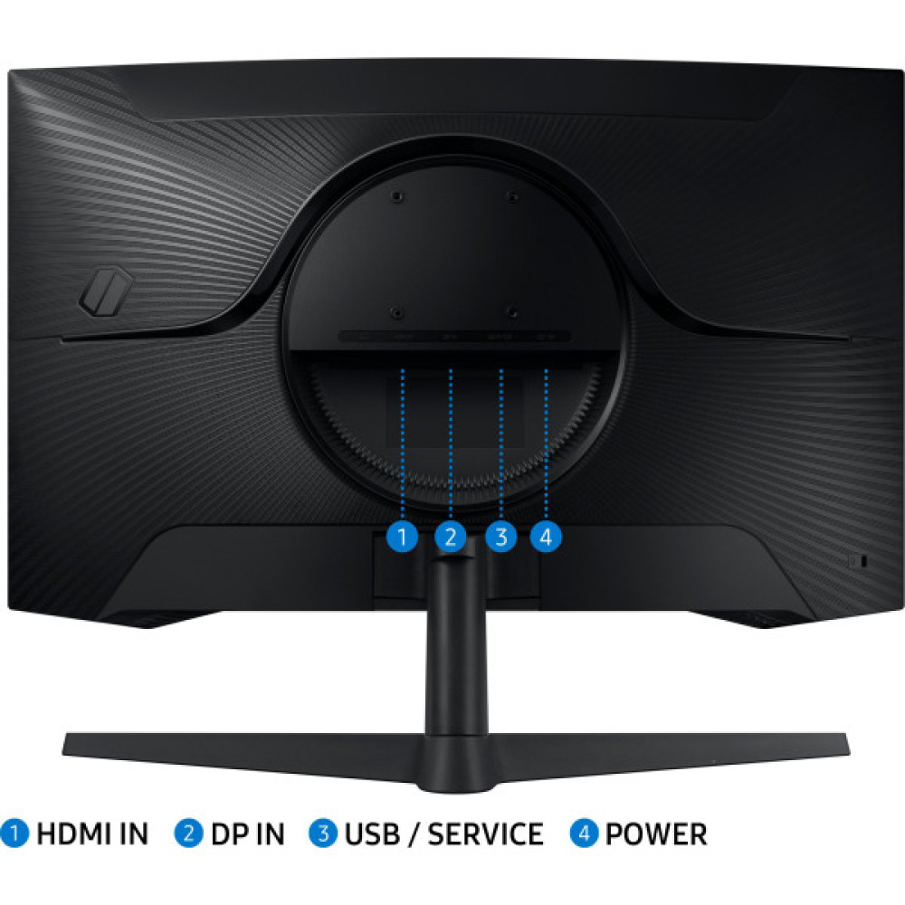 Монітор Samsung 27" Odyssey G55C 2xHDMI, DP, VA, 2560x1440, 165Hz, 1ms, CURVED