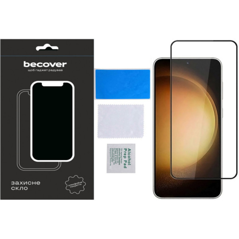 Скло захисне BeCover Samsung Galaxy S24 SM-S921 Black (711037) Скло захисне BeCover Samsung Galaxy S24 SM-S921 Black (711037)