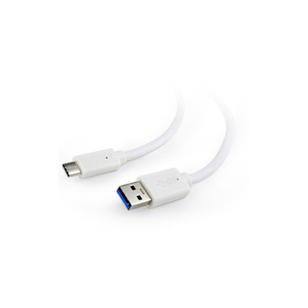 Дата кабель USB 3.0 AM to USB-C 0.1m Cablexpert (CCP-USB3-AMCM-W-0.1M)