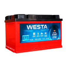 Акумулятор автомобільний Westa 6CT-110 А (0) RED EFB Акумулятор автомобільний Westa 6CT-110 А (0) RED EFB