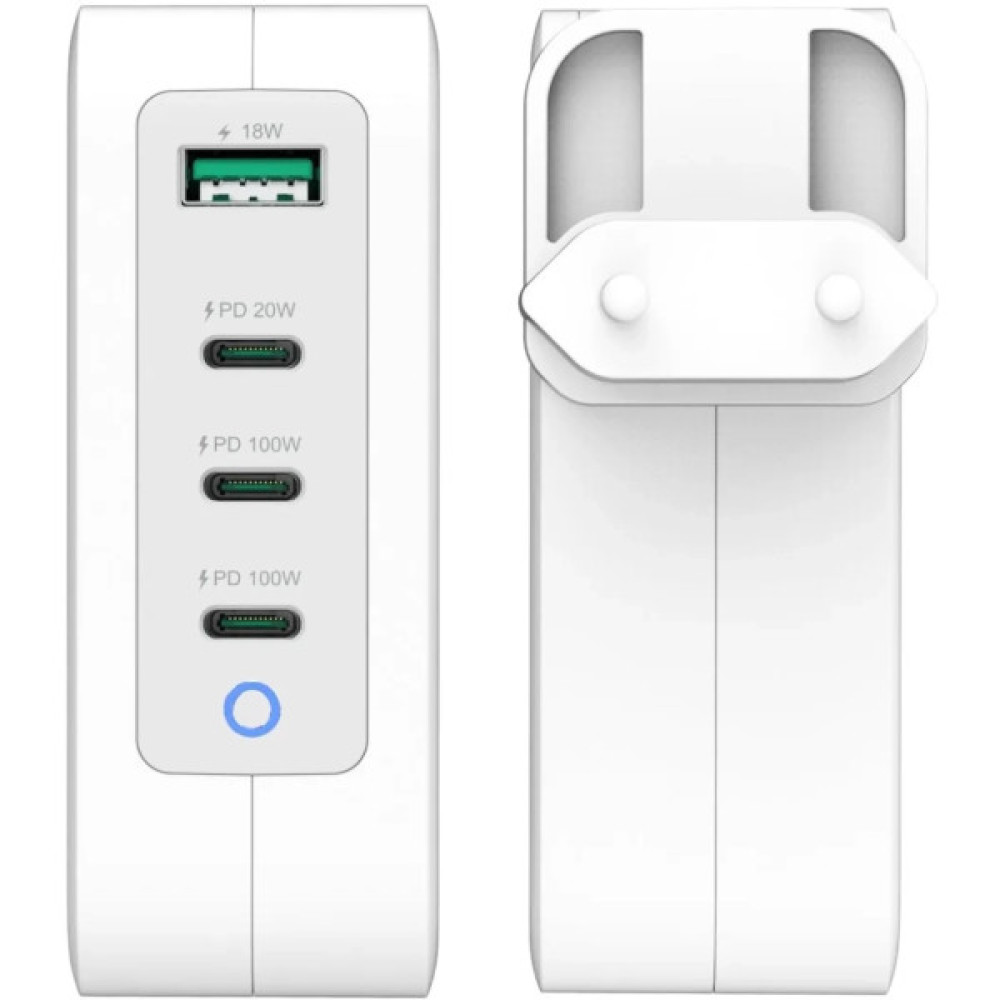 Зарядний пристрій J5create 1xUSB + 3xUSB-C 130W GaN QC3.0/PD/PPS (JUP43130E-EN)
