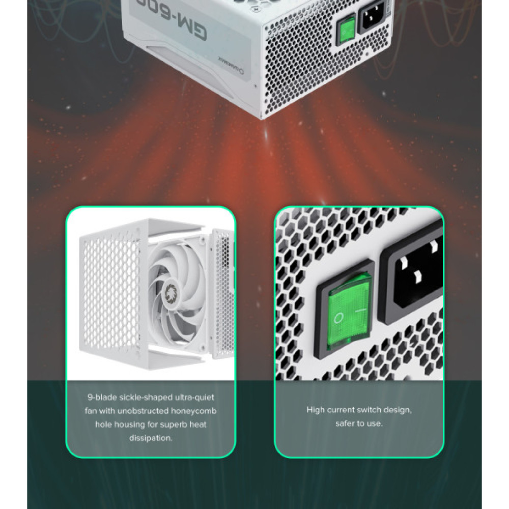 GAMEMAX GM-600 Modular white