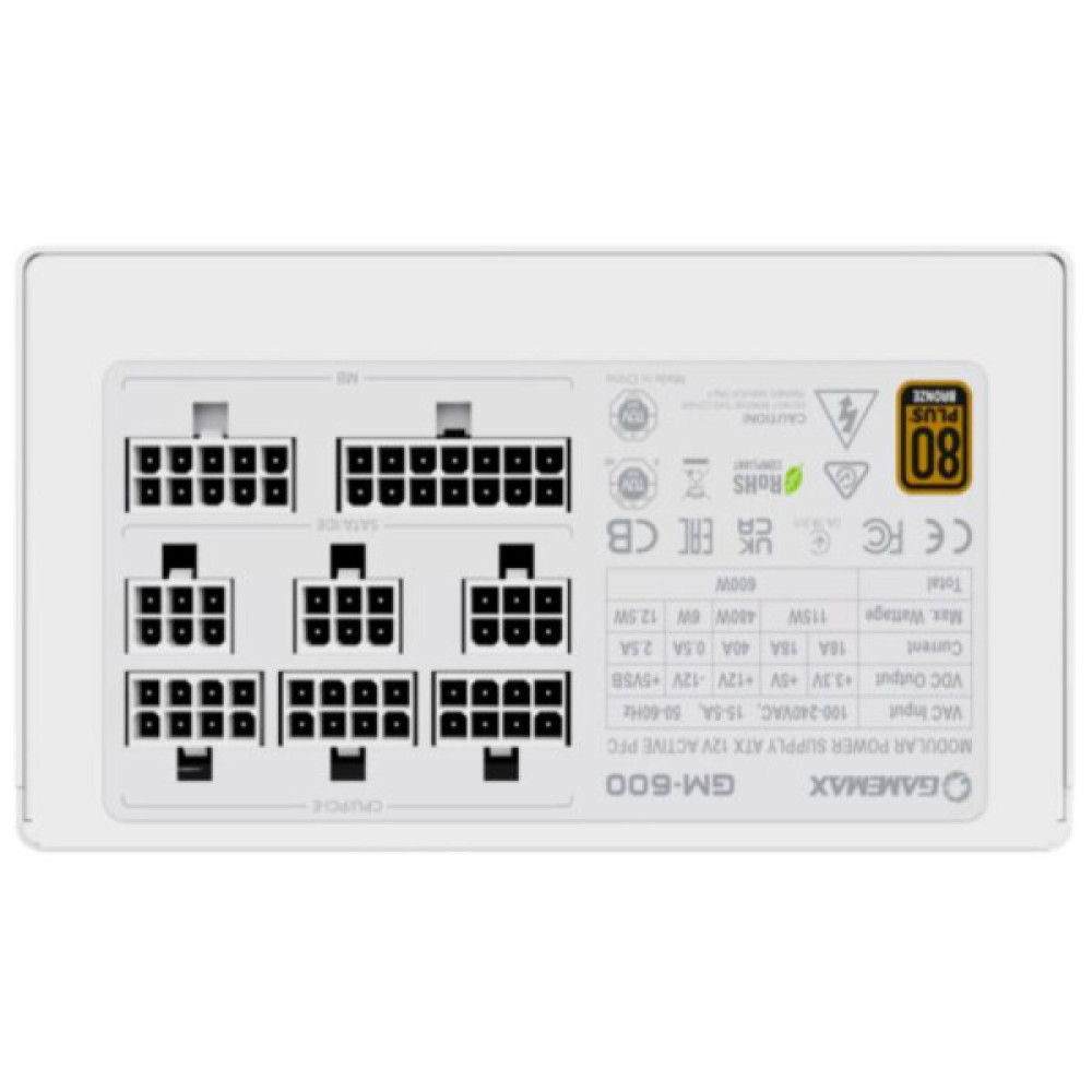 GAMEMAX GM-600 Modular white